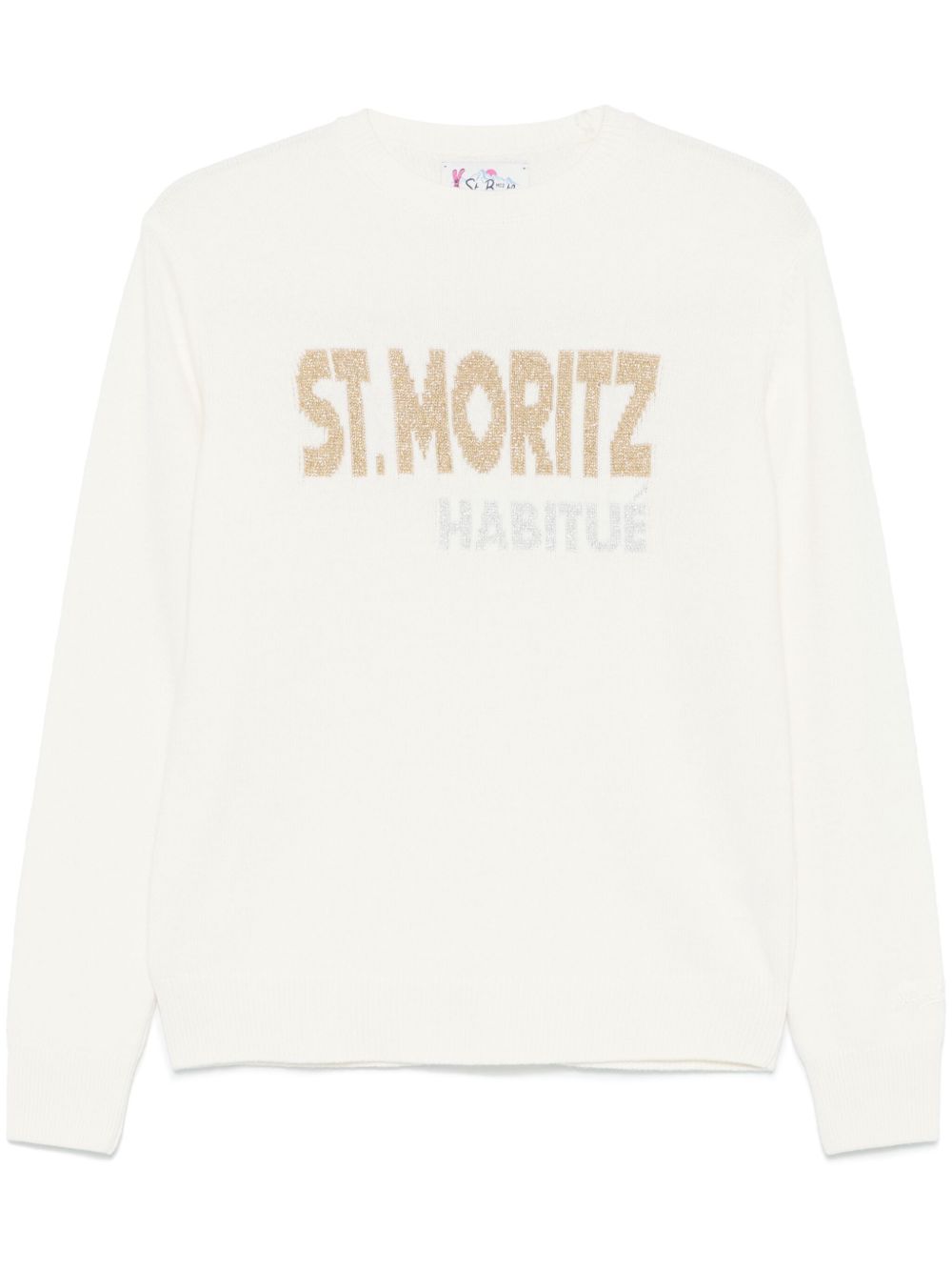 MC2 Saint Barth x St. Moritz New Queen 毛衣 - 白色
