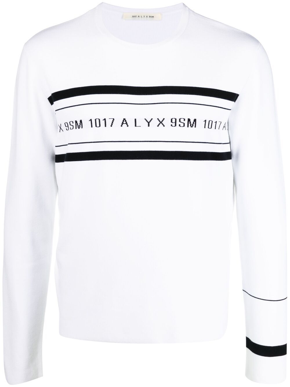 1017 ALYX 9SM logo圆领毛衣 - 白色