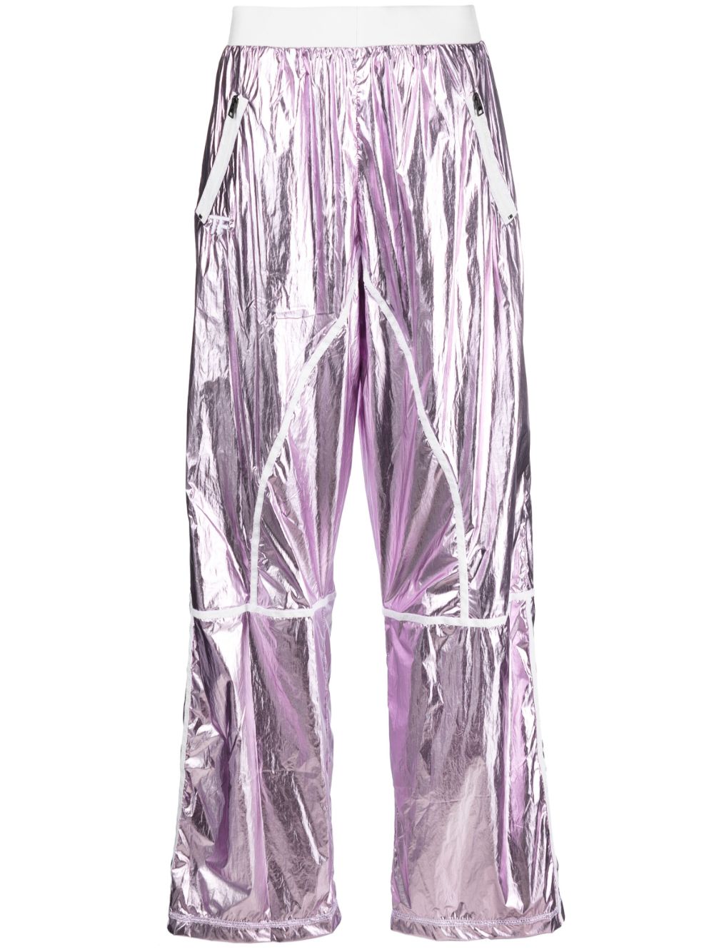 TOM FORD Laminated 运动裤 - 紫色