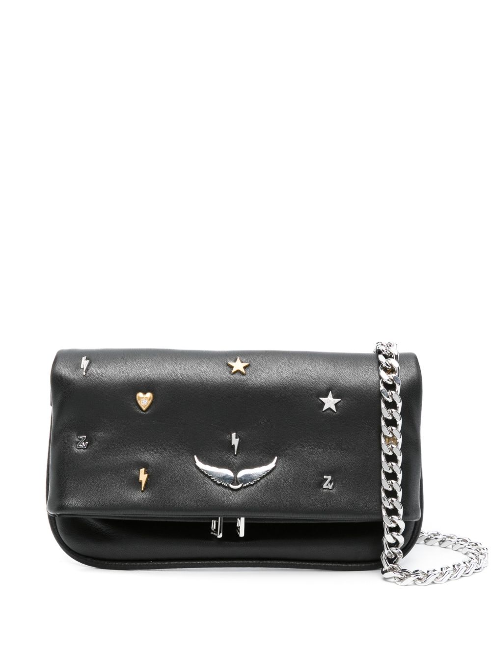 Zadig&Voltaire Rock Lucky Charms 小号手拿包 - 黑色