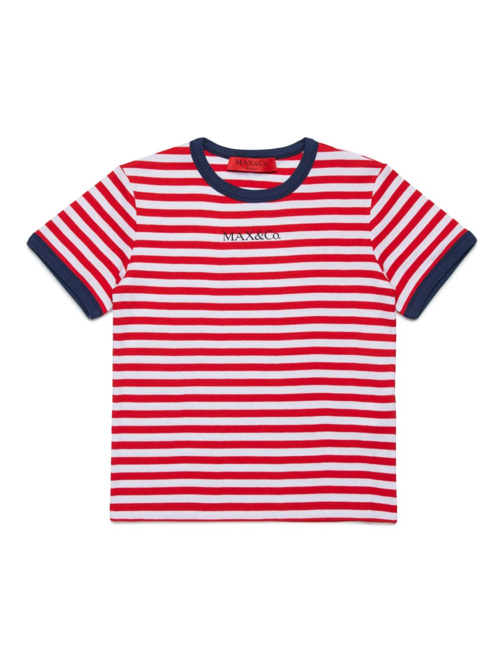 MAX&Co. Kids 条纹T恤 - 红色