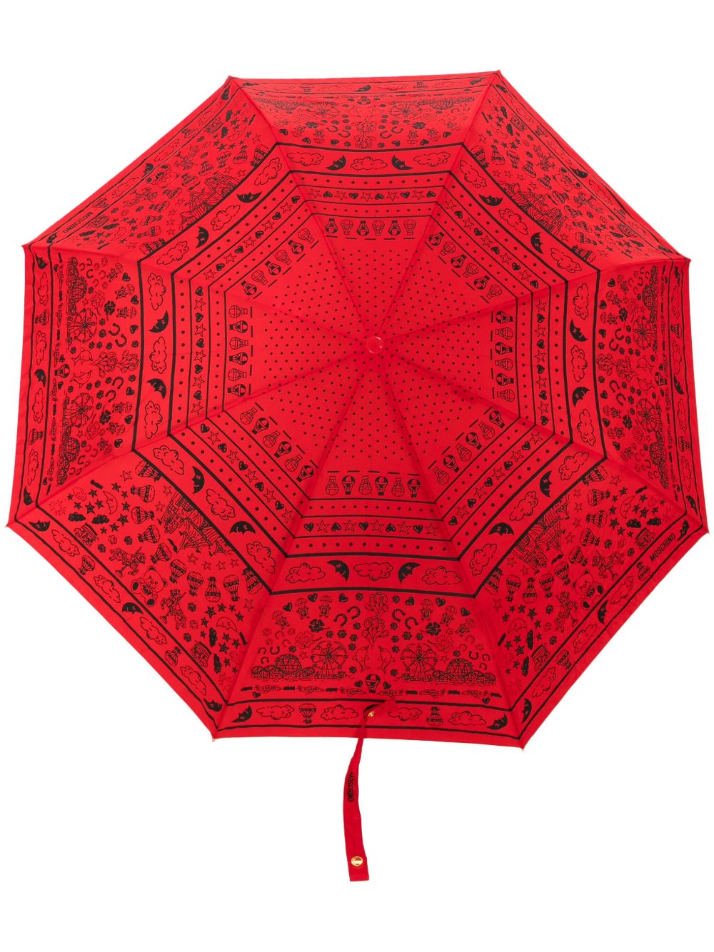 Moschino Luna Park 雨伞 - 红色