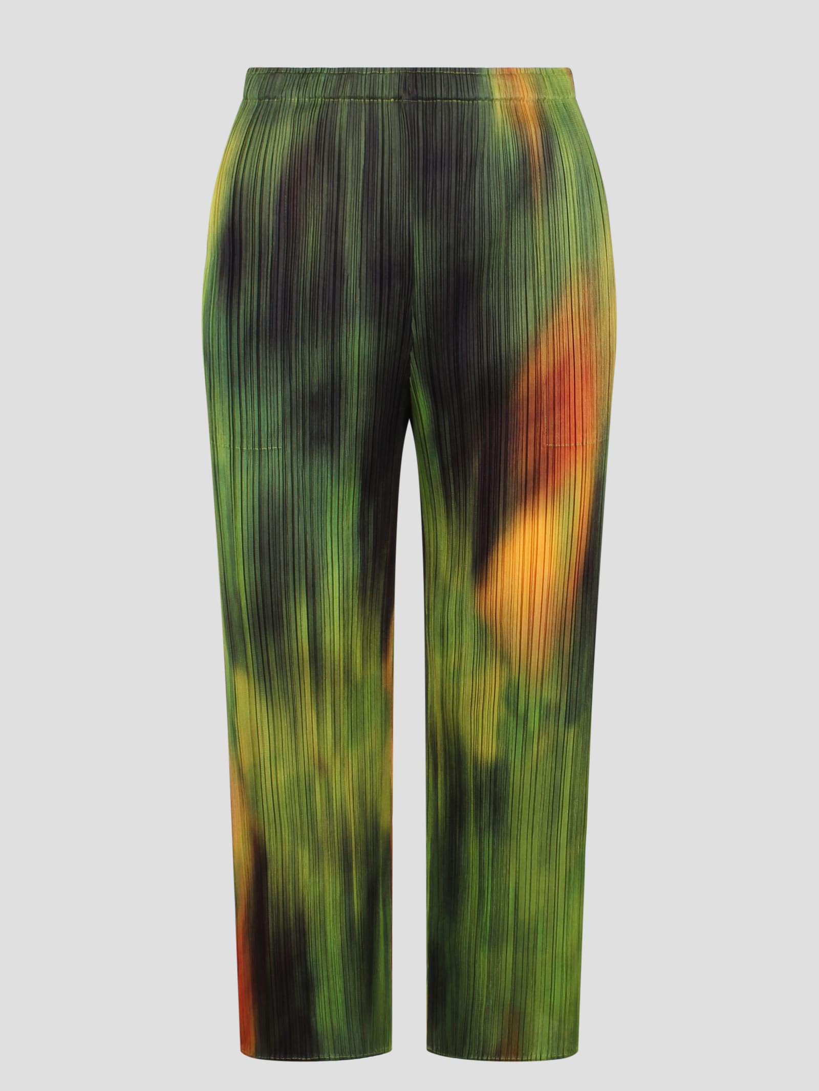 Pleats Please Issey Miyake Turnip & Spinach Trousers