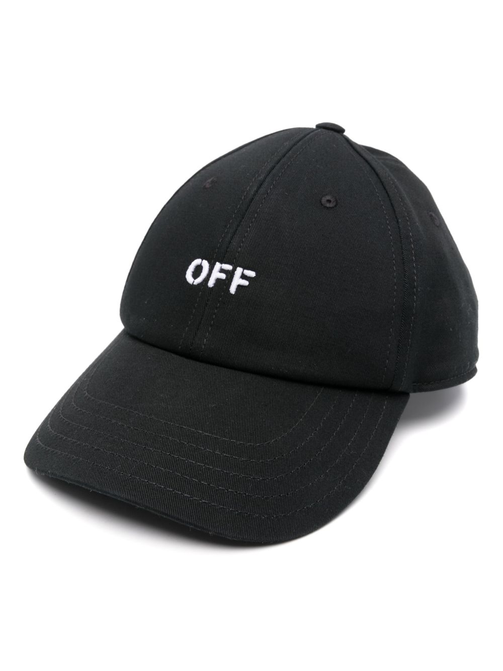 Off-White Off Stamp 棒球帽 - 黑色