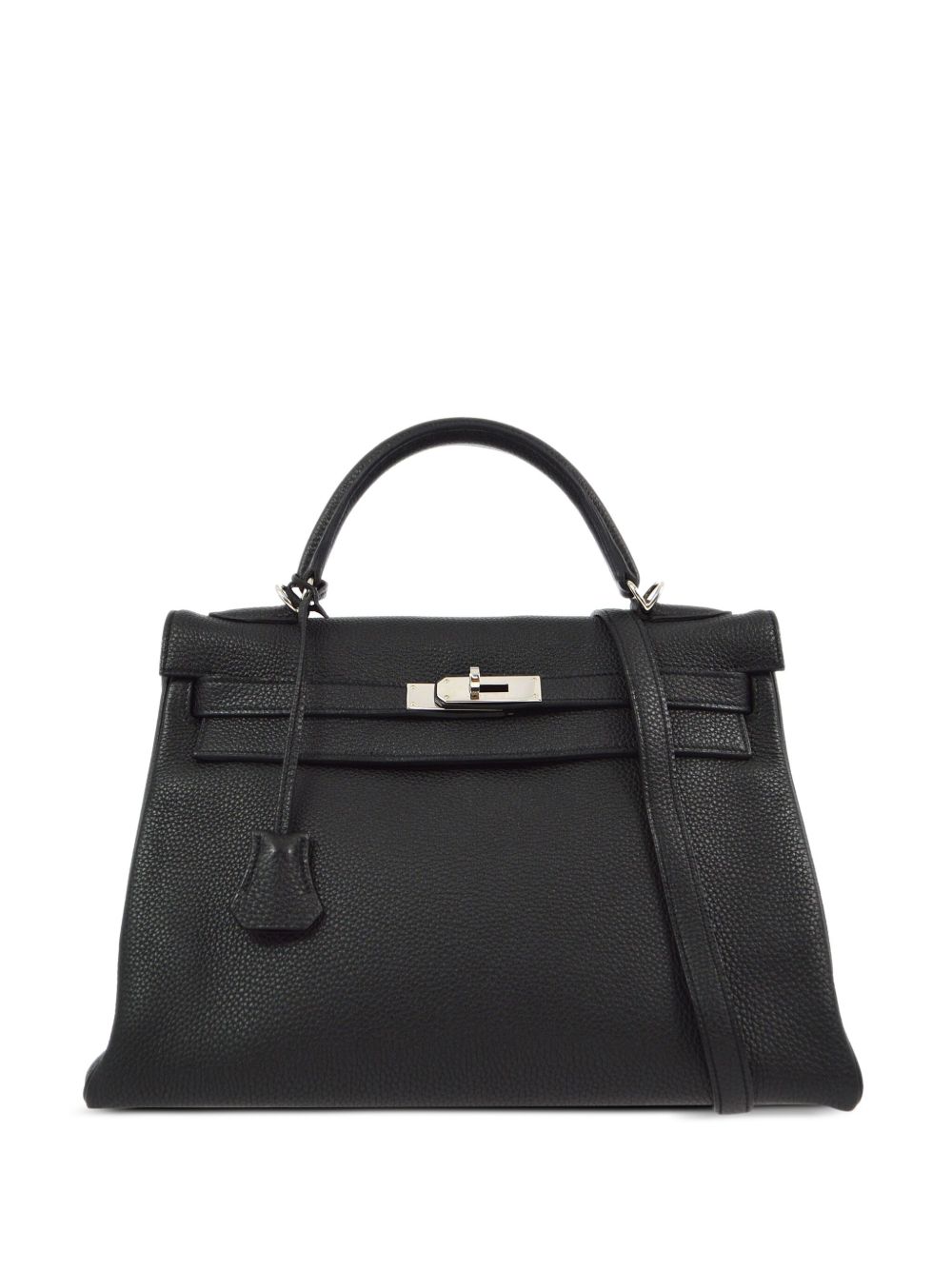 Hermès Pre-Owned Kelly Retourne 32 两用手提包（2011年典藏款） - 黑色