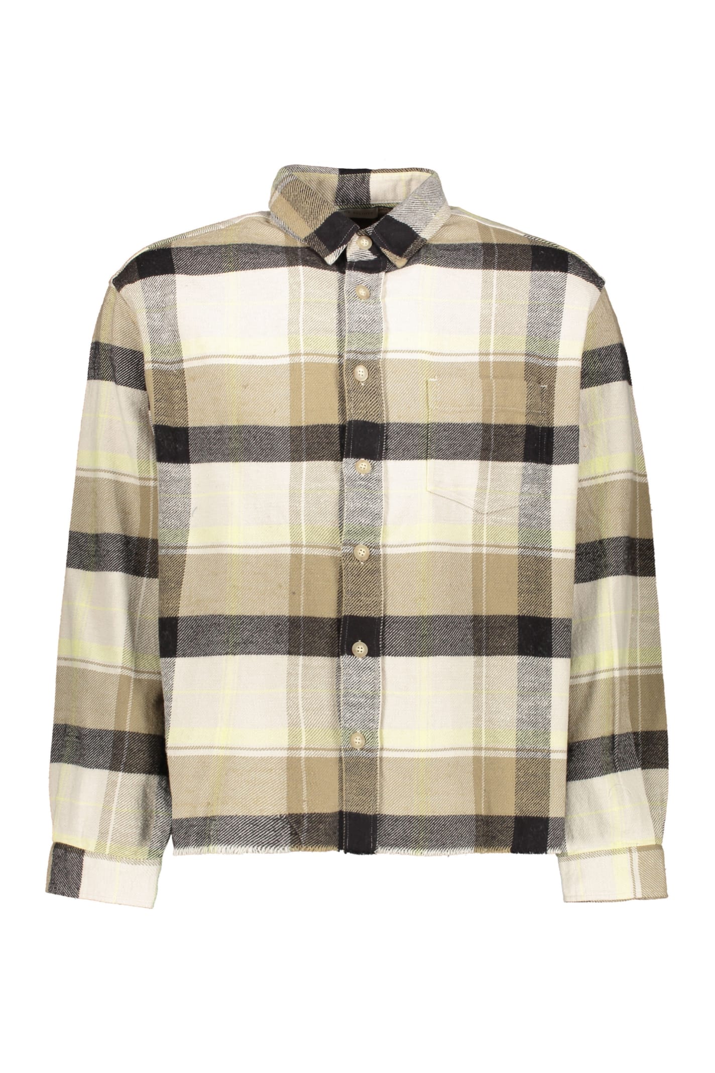 John Elliott Checked Cotton Shirt