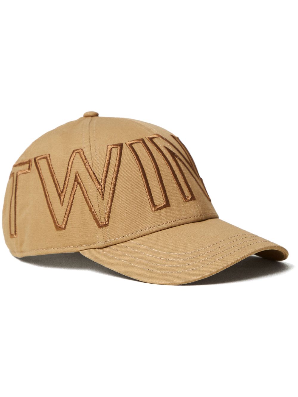 TWINSET logo棒球帽 - 中性色