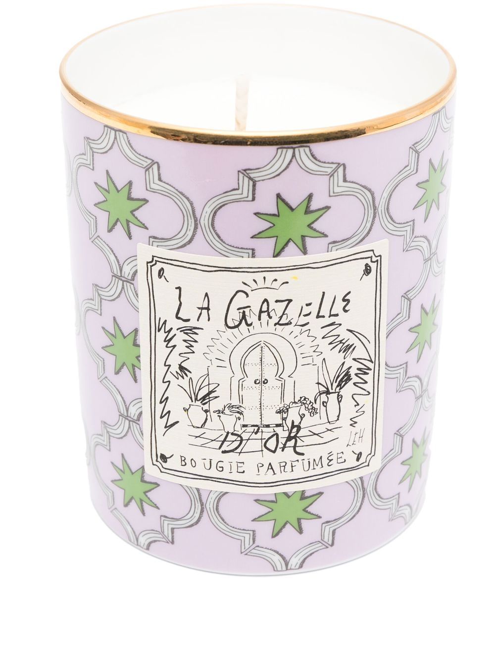 GINORI 1735 La Gazelle D'Or 薰香蜡烛 - 紫色