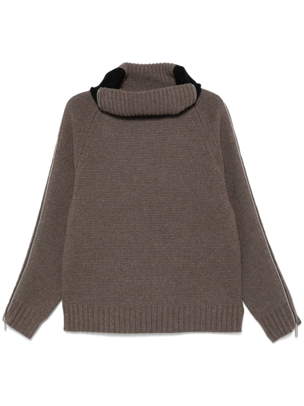 Helmut Lang 高领毛衣 - 褐色