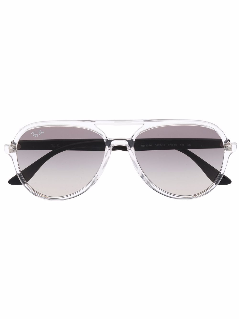 Ray-Ban 透明飞行员太阳眼镜 - 中性色