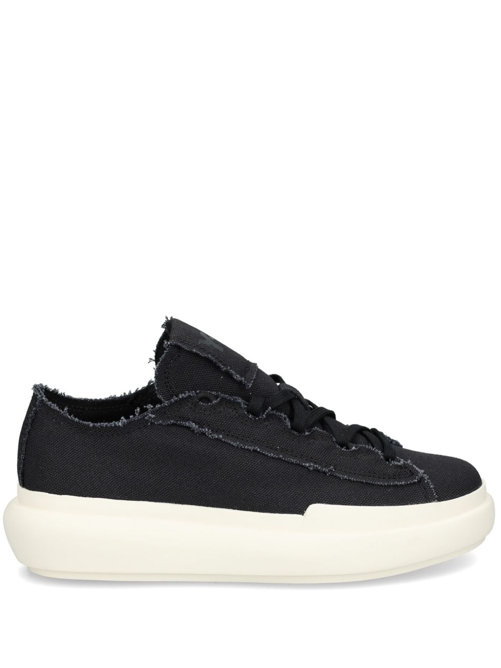 Y-3 Nizza Low 帆布运动鞋 - 黑色