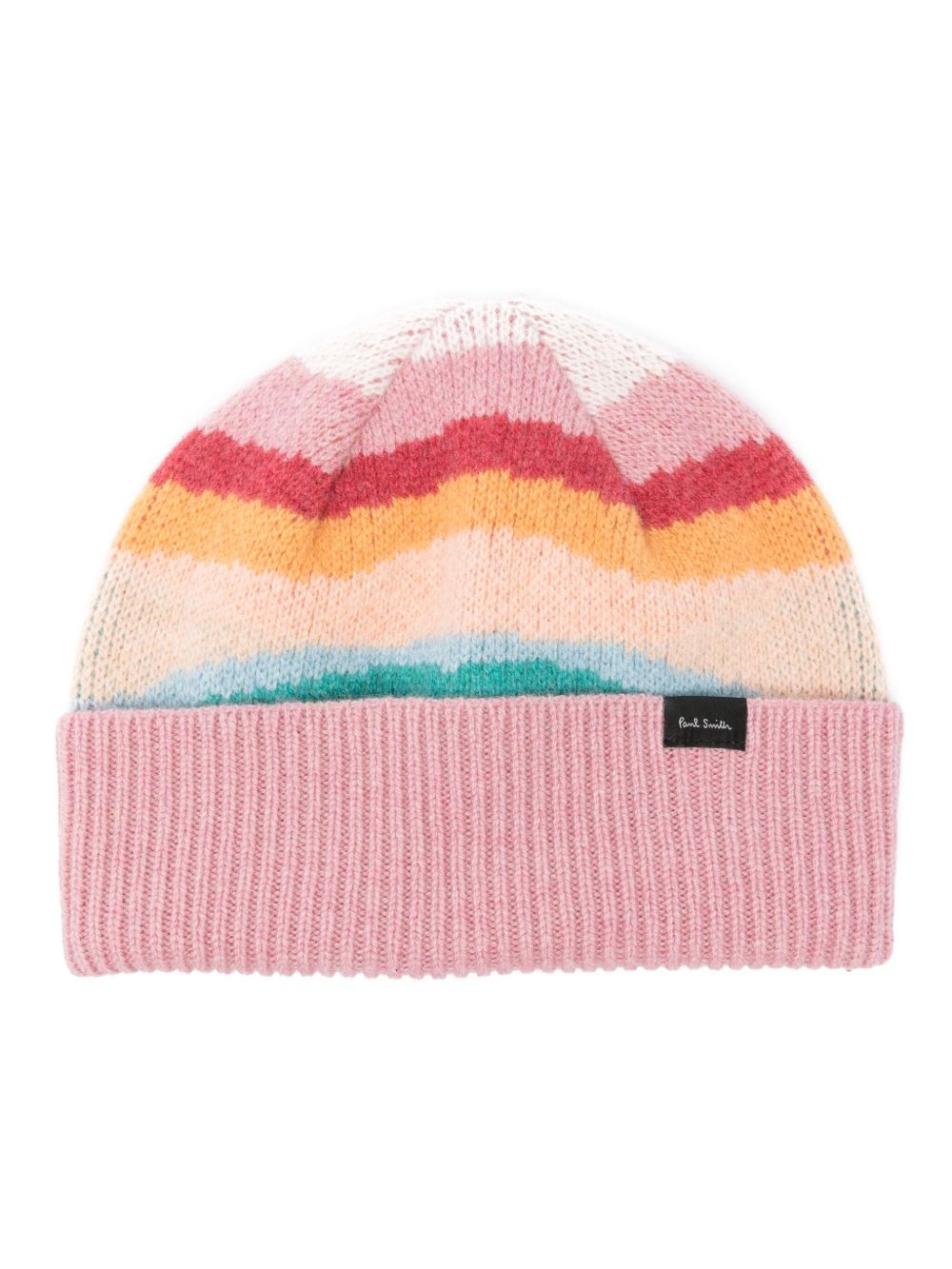 Paul Smith 针织漩涡套头帽 - 粉色