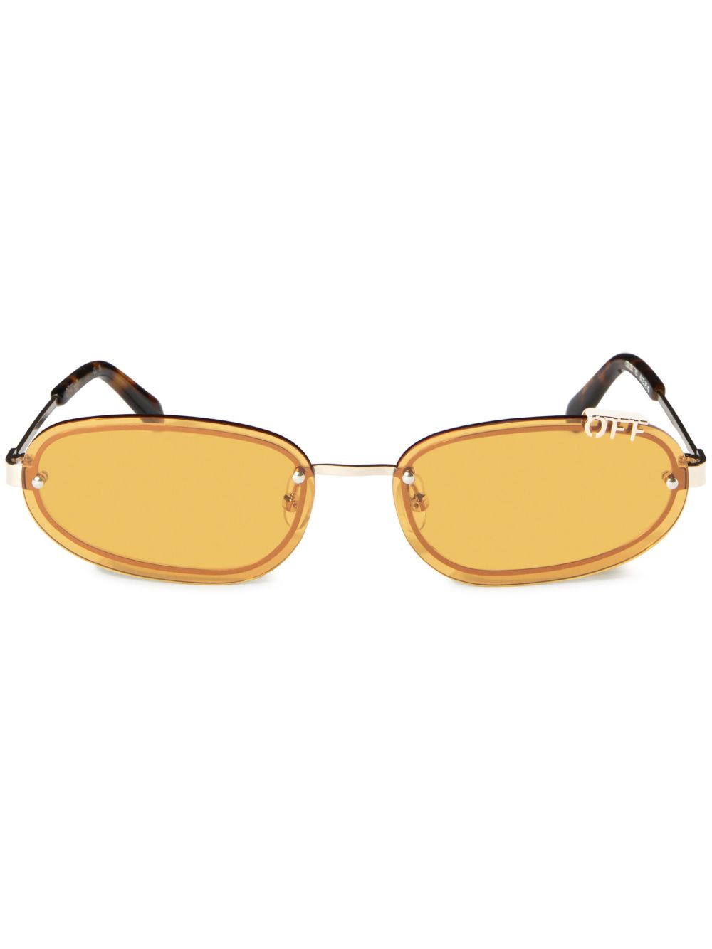Off-White Miami 太阳眼镜 - 金色