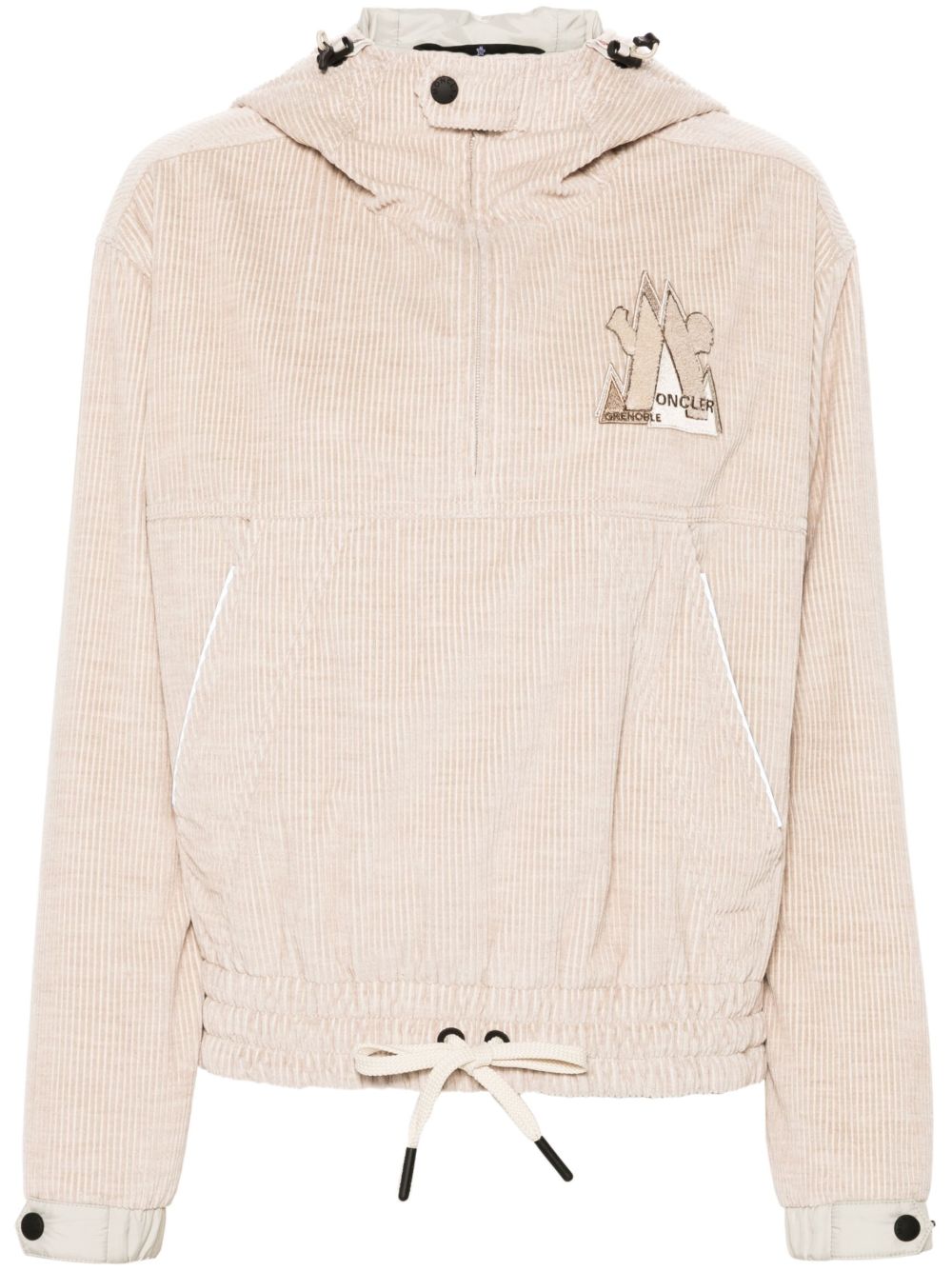 Moncler Grenoble 标贴连帽衫 - 粉色