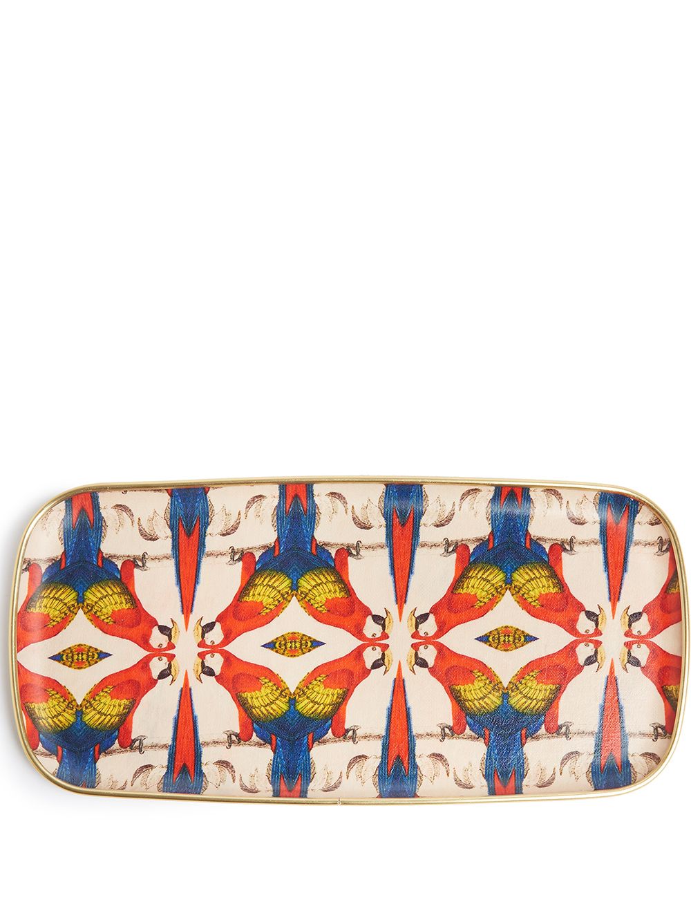 Les-Ottomans Patch NYC 长方形托盘 - 中性色