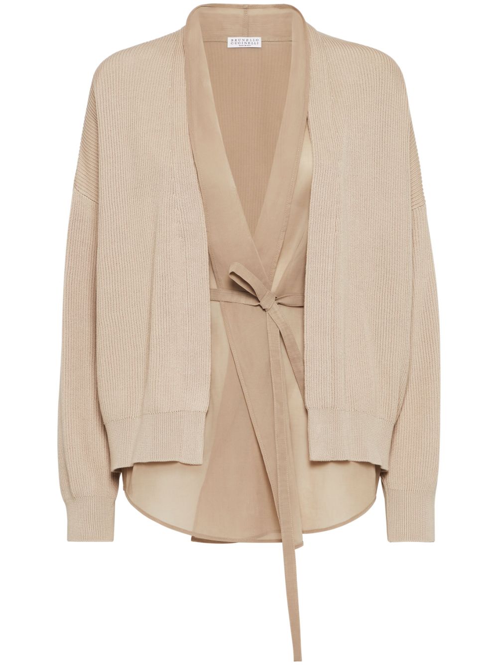 Brunello Cucinelli 分层式开衫 - 中性色