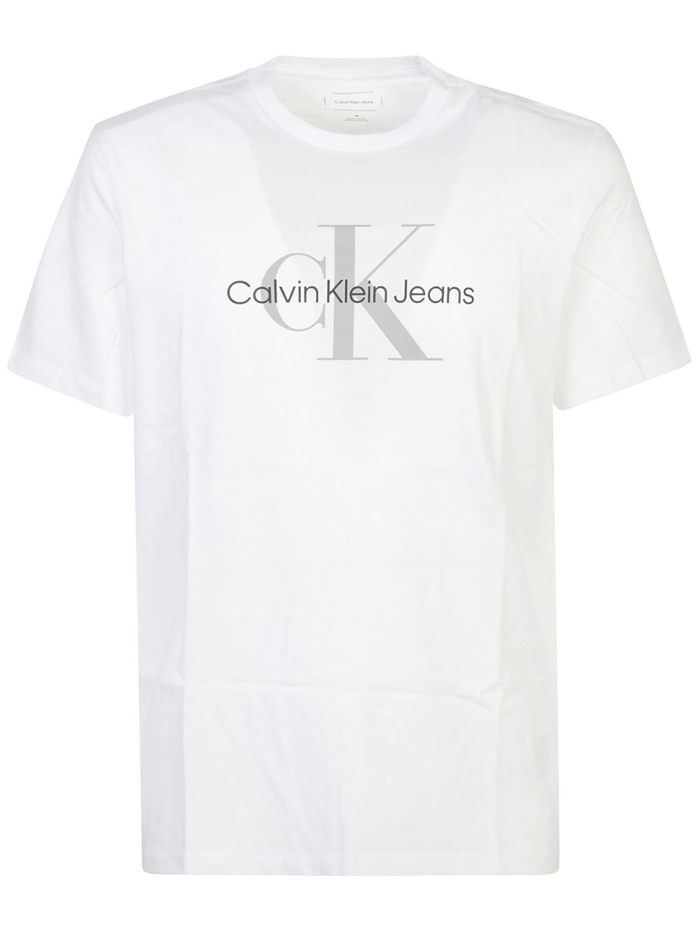 Calvin Klein logo印花T恤 - 白色