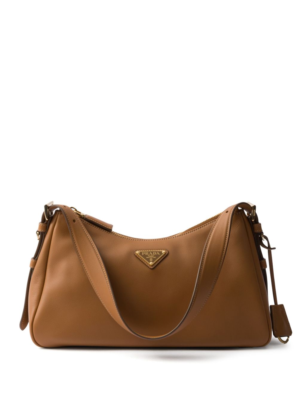 Prada Aimée 中号单肩包 - 褐色