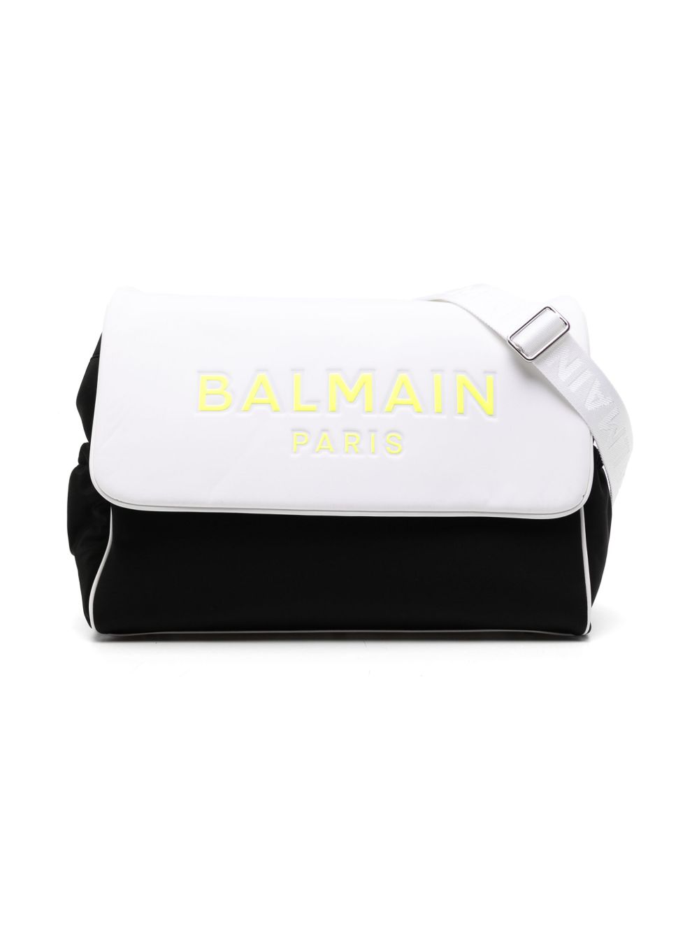 Balmain Kids logo凹面压花母婴包 - 白色