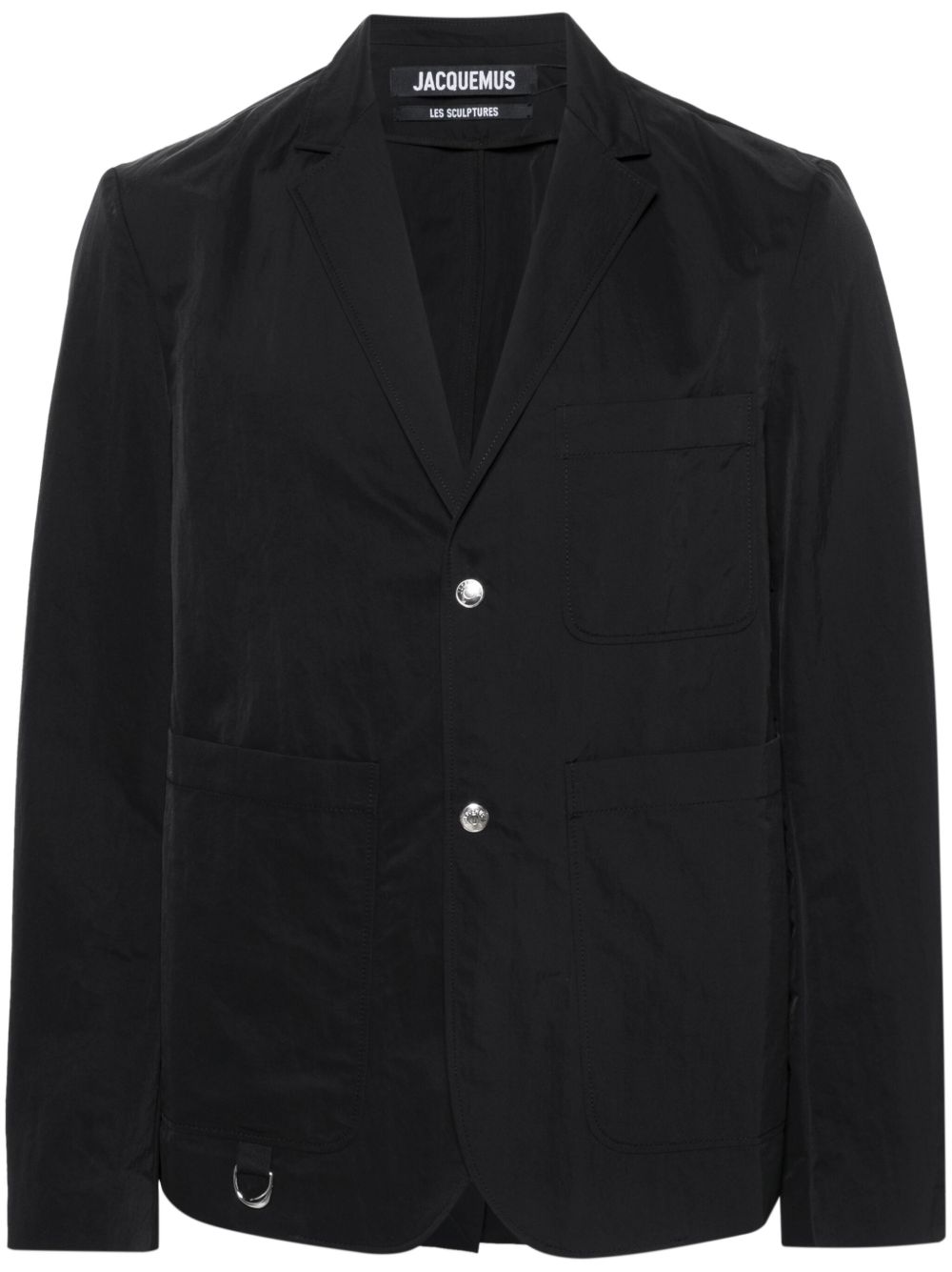 Jacquemus La Veste Jean 单排扣西装夹克 - 黑色