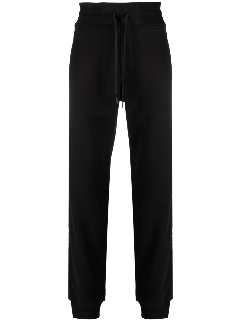 Versace Jeans Couture logo饰带运动裤 - 黑色