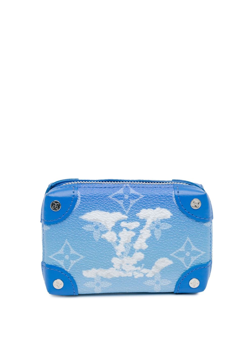 Louis Vuitton Pre-Owned Monogram Cloud Soft Trunk Necklace 小号钱包（2020年典藏款） - 蓝色