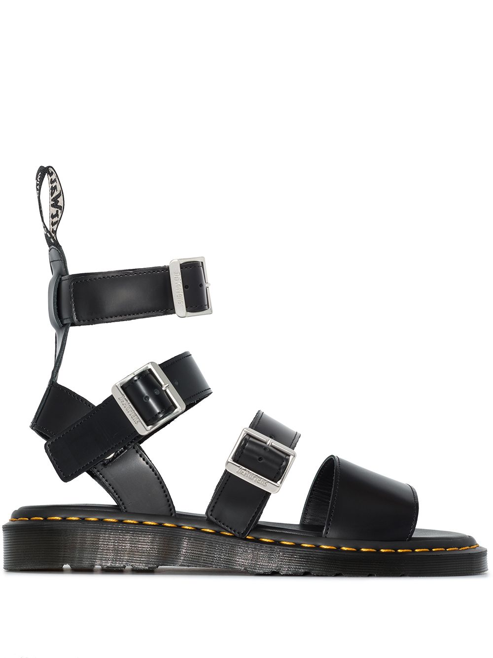 Dr. Martens x Dr.Martens 露趾凉鞋 - 黑色