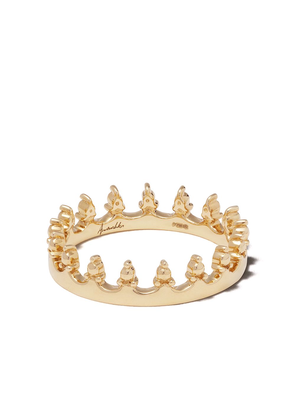 Annoushka Crown 18K黄金戒指 - 金色