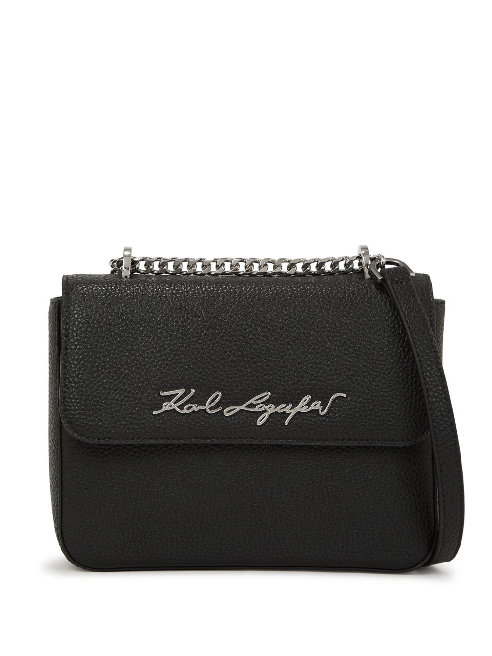Karl Lagerfeld K/Pebble 单肩包 - 黑色