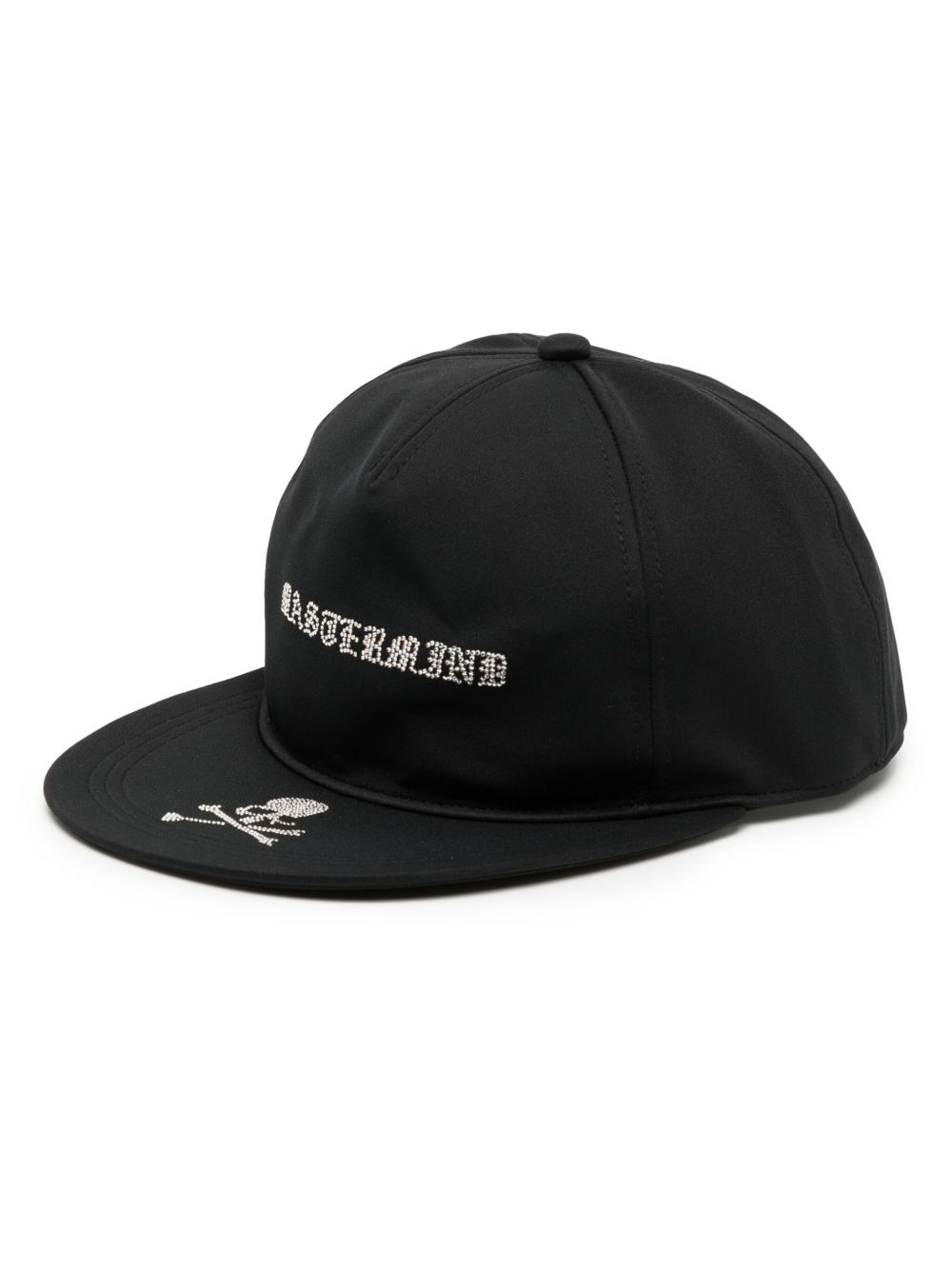 Mastermind Japan 标语刺绣棒球帽 - 黑色