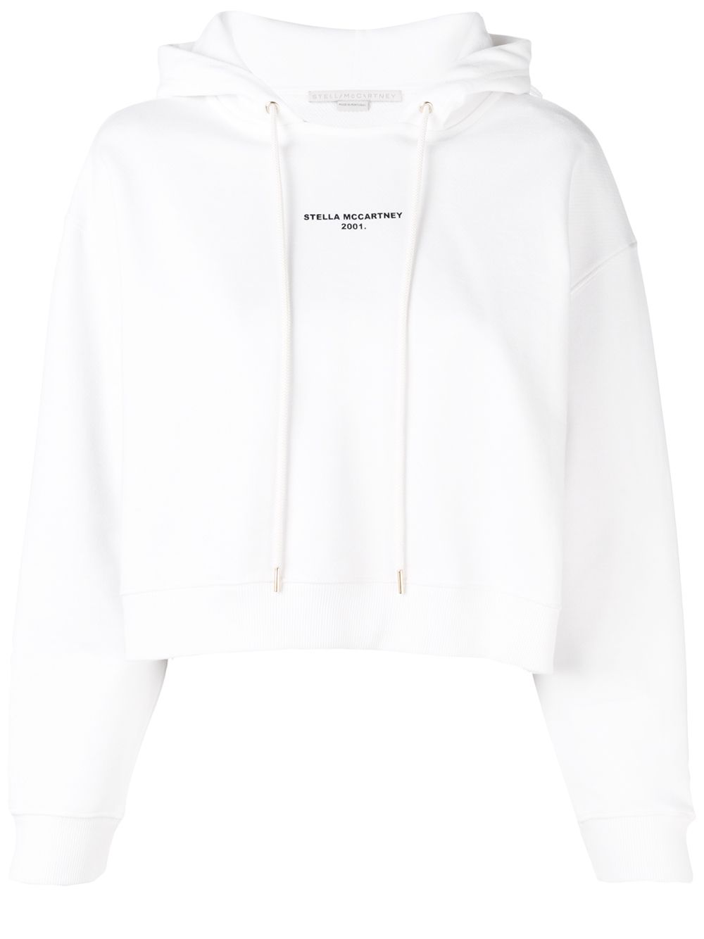 Stella McCartney 斯特拉·麦卡特尼 logo印花连帽衫 - 白色