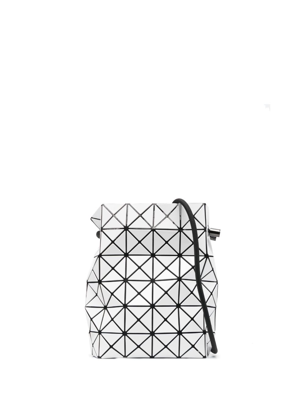 Bao Bao Issey Miyake Wring 几何图案拼接水桶包 - 白色