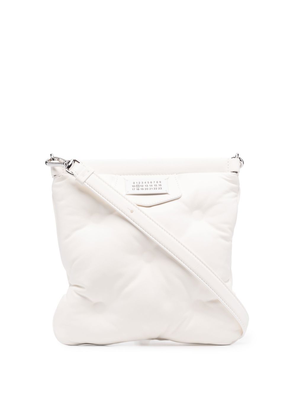 Maison Margiela Glam Slam 绗缝斜挎包 - 白色