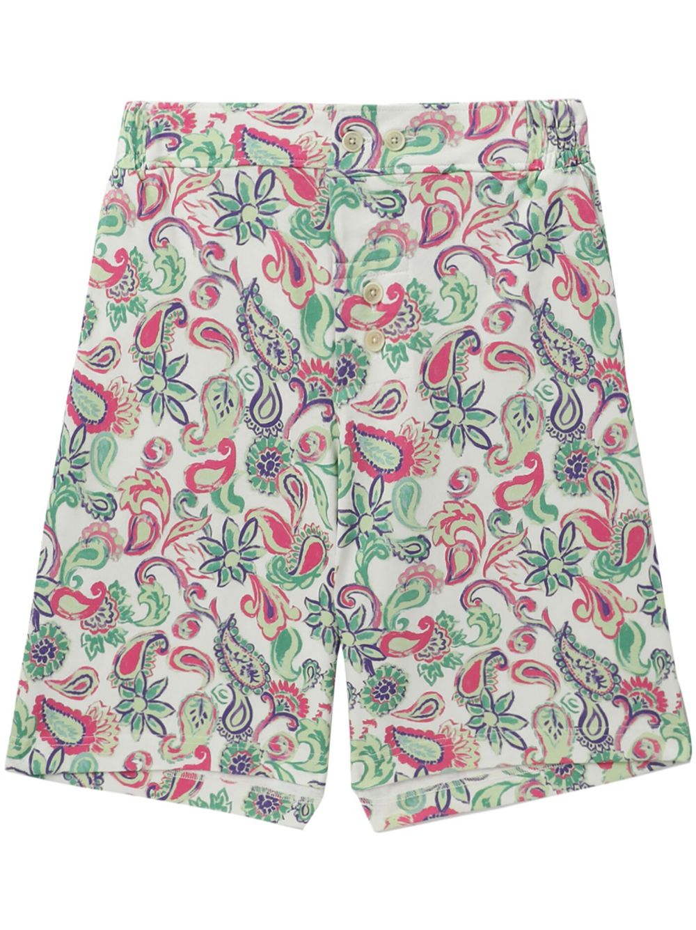 Jacquemus Le short Pingo 佩斯理印花短裤 - 白色