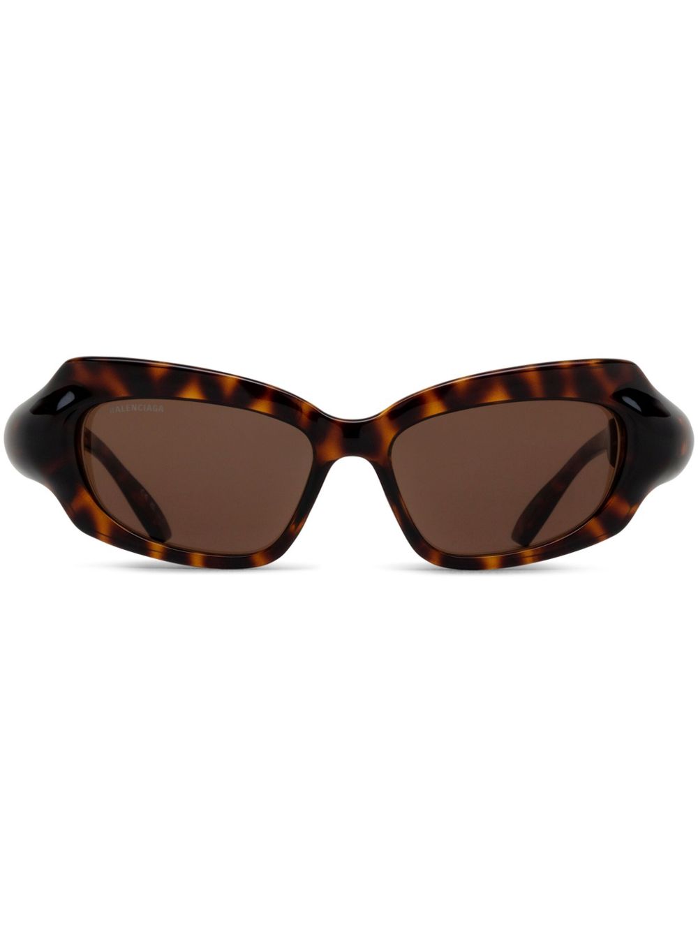 Balenciaga Eyewear Bossy 太阳眼镜 - 褐色