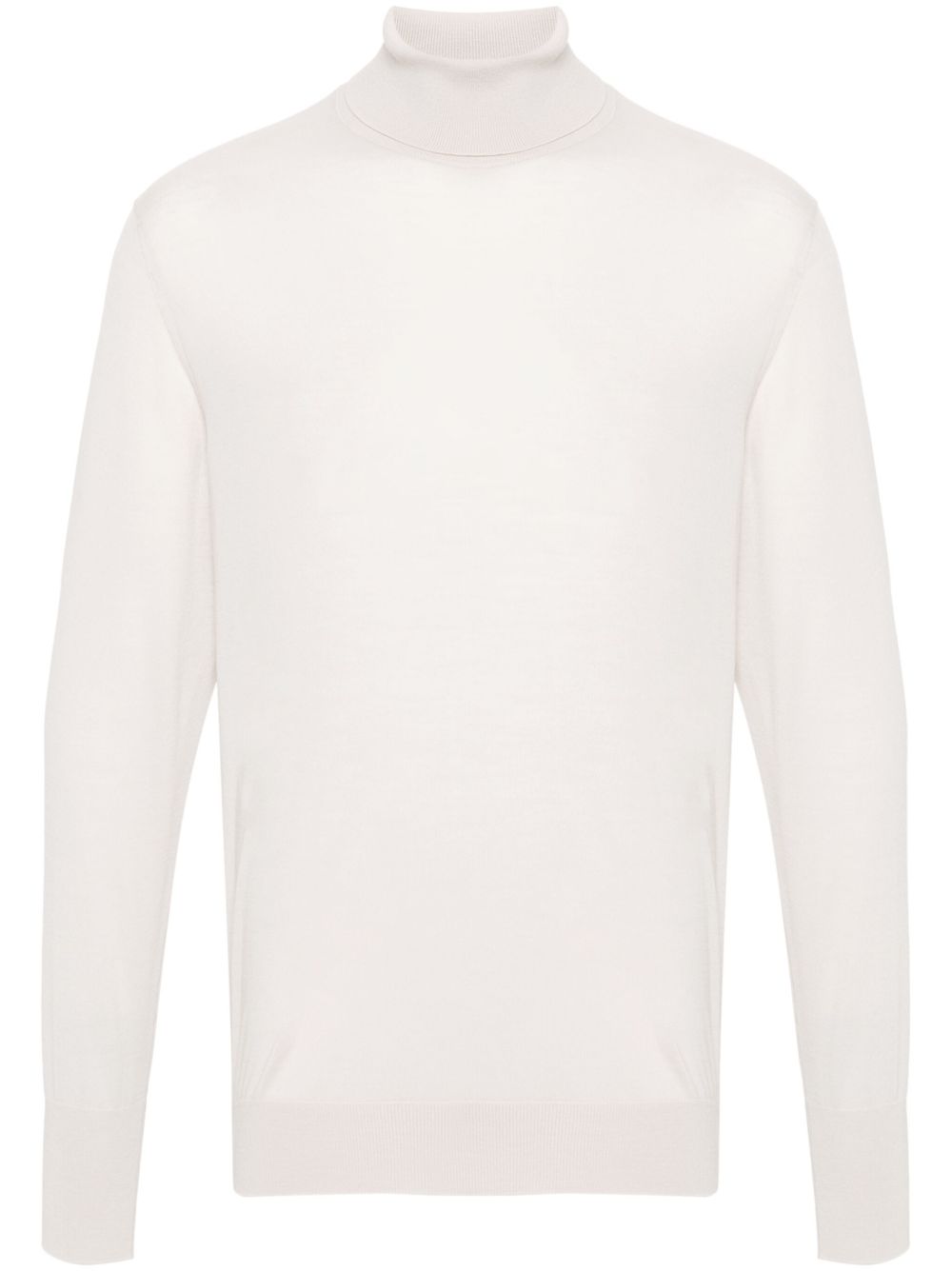 Eleventy turtleneck wool jumper - 中性色