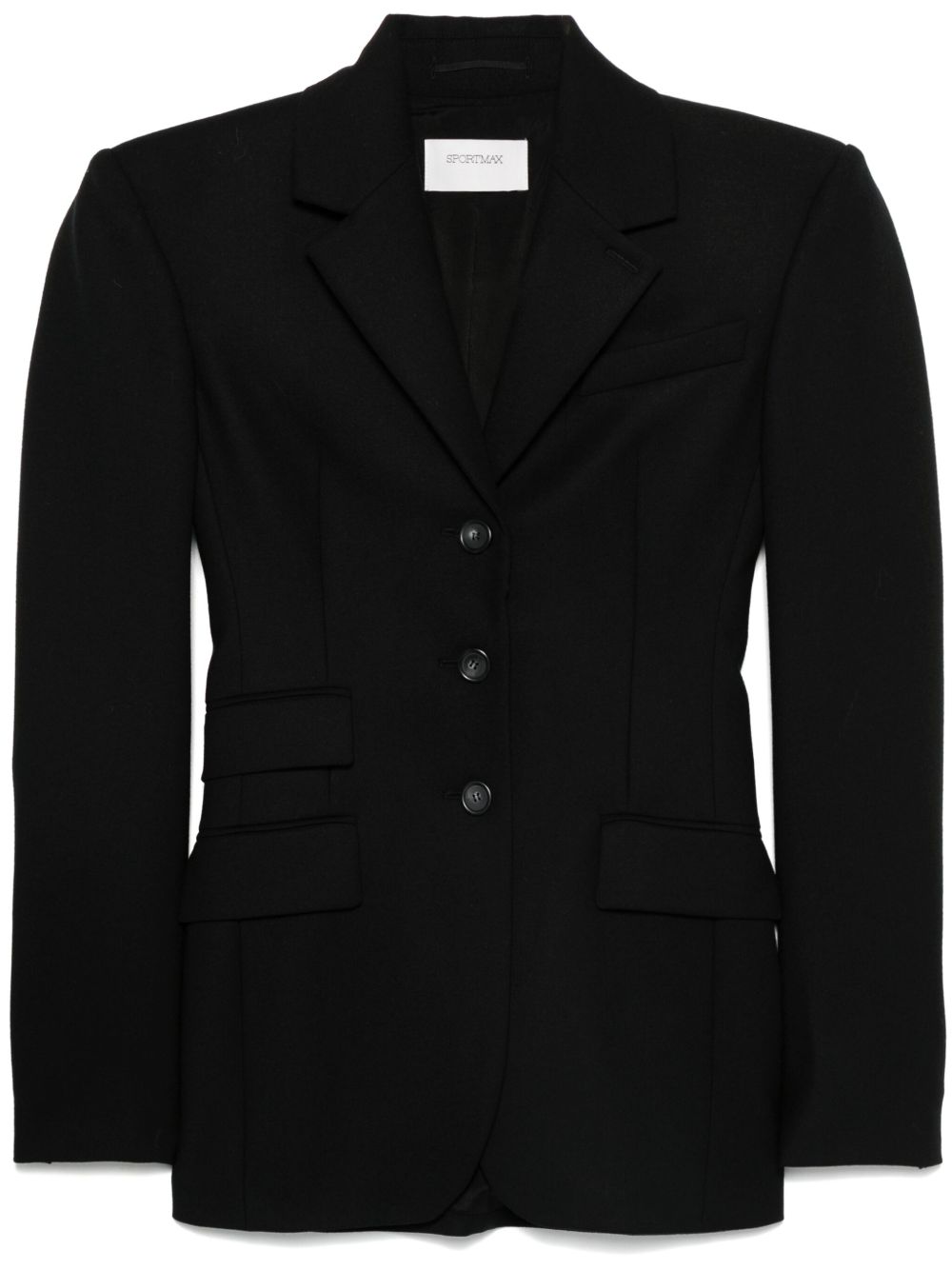 Sportmax Opice 西装夹克 - 黑色
