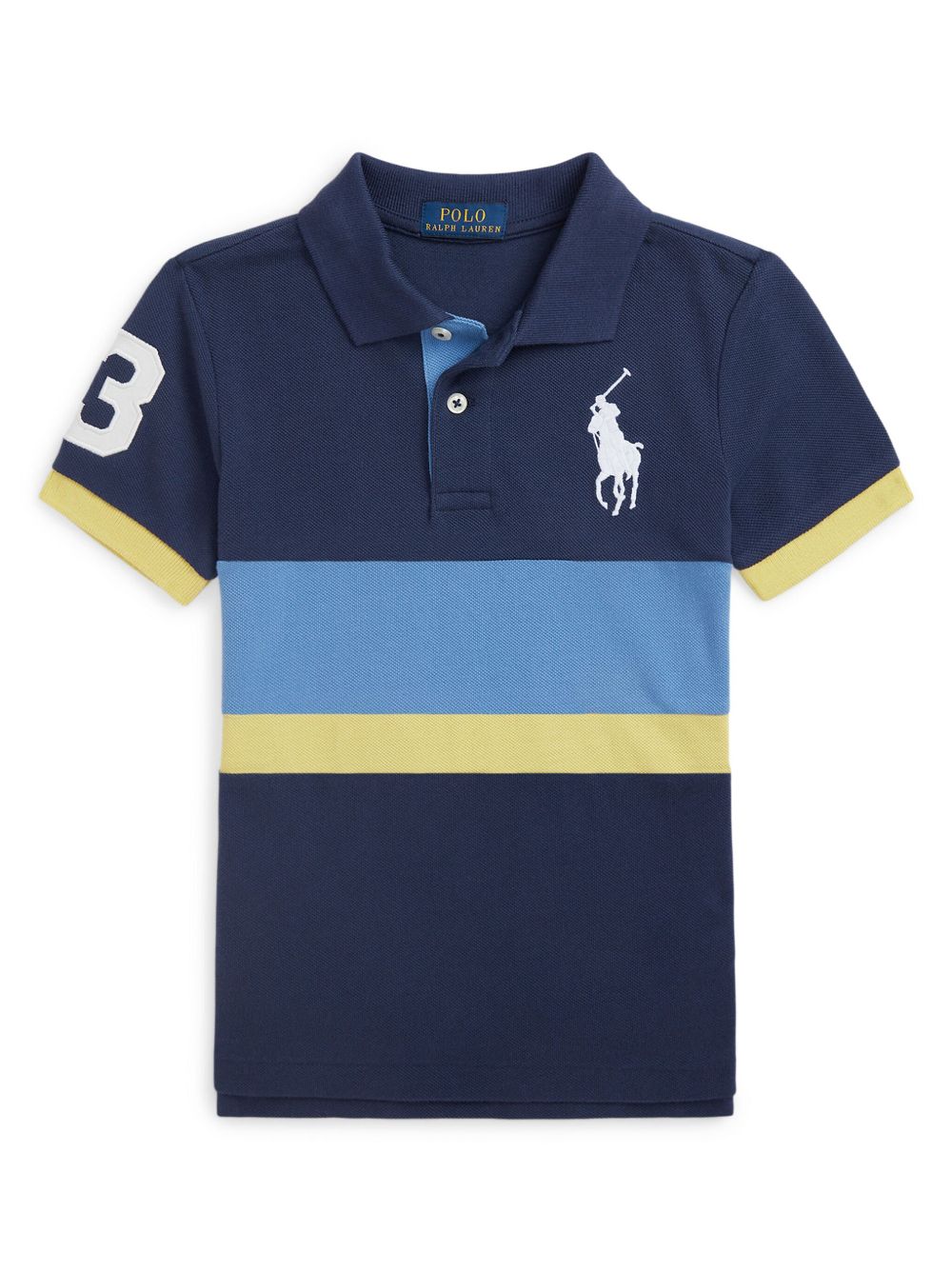 POLO RALPH LAUREN KIDS Polo Pony 刺绣polo衫 - 蓝色