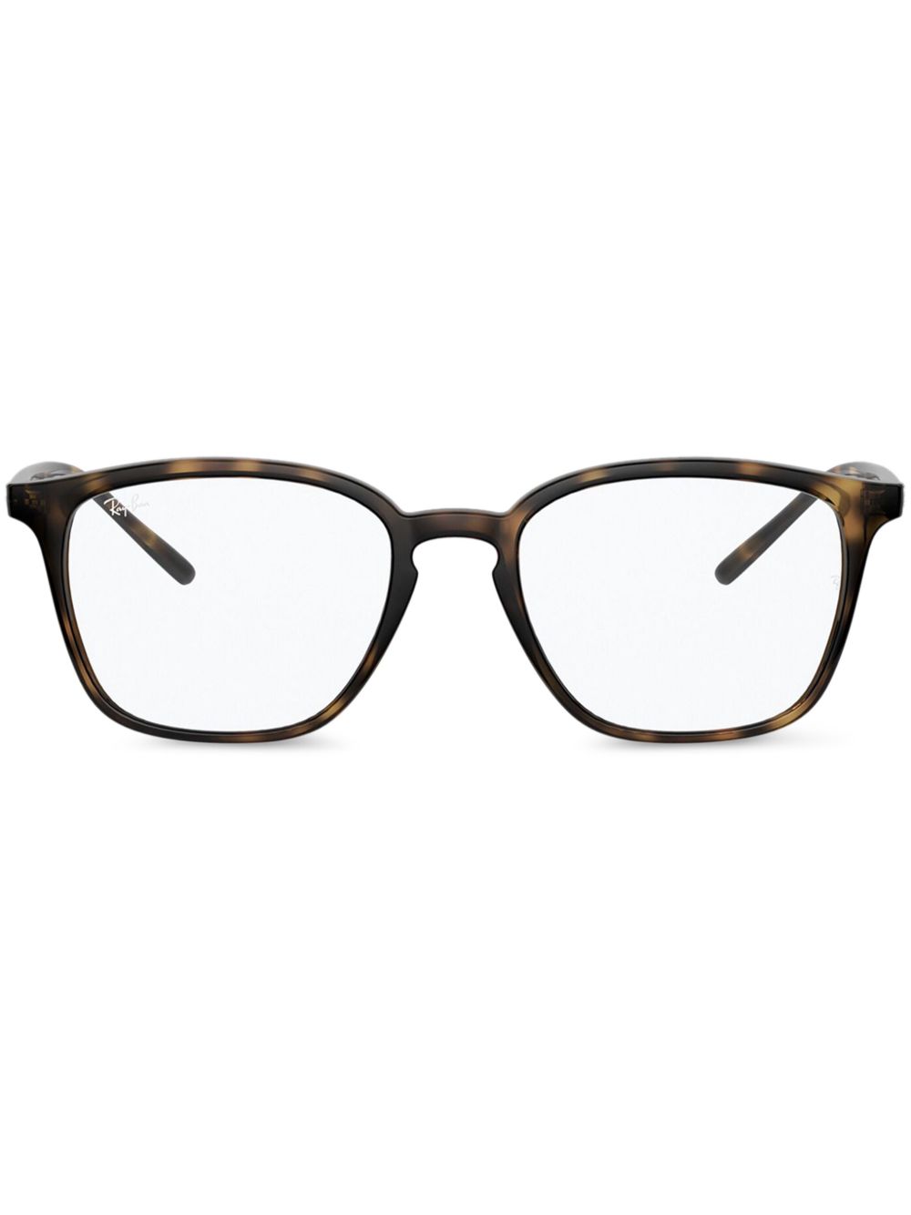 Ray-Ban 方框眼镜 - 褐色
