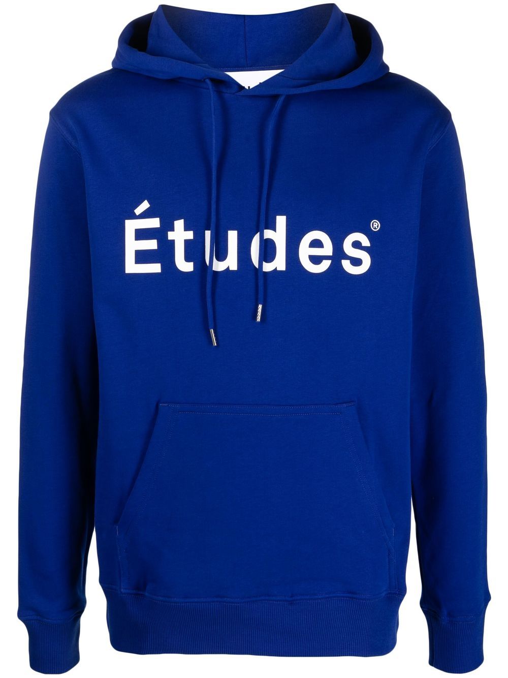 Etudes logo印花连帽衫 - 蓝色