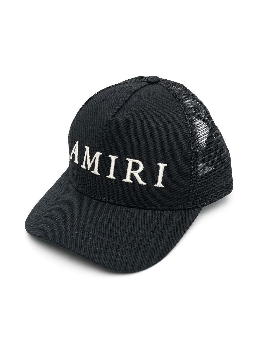 AMIRI KIDS logo刺绣棒球帽 - 黑色