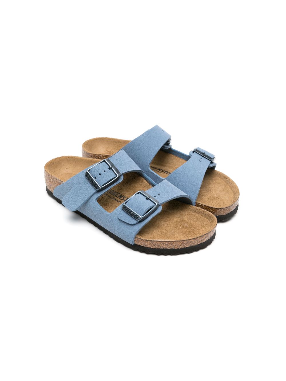 Birkenstock Kids Arizona 双带凉鞋 - 蓝色