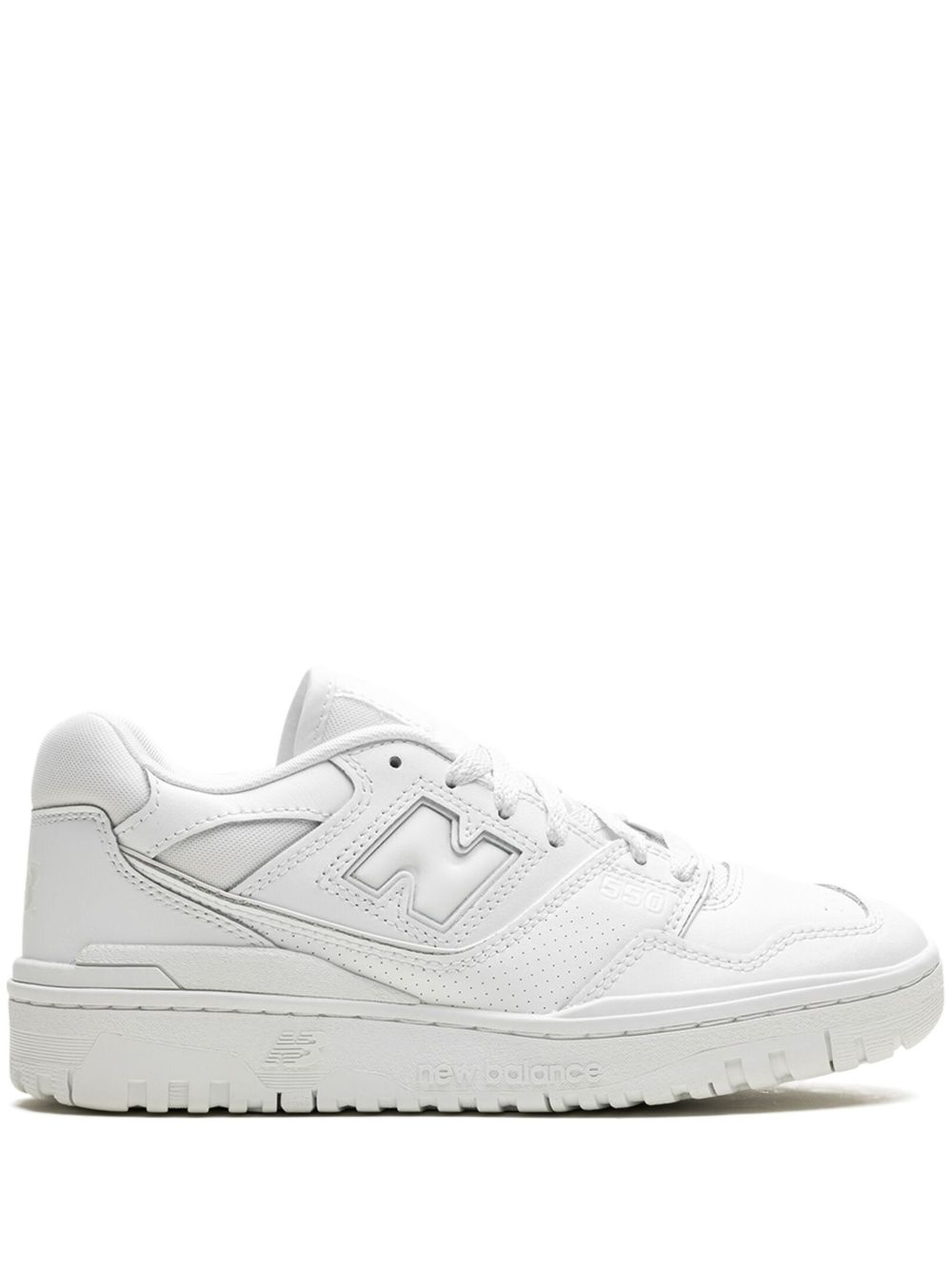 New Balance 550 皮质运动鞋 - 白色