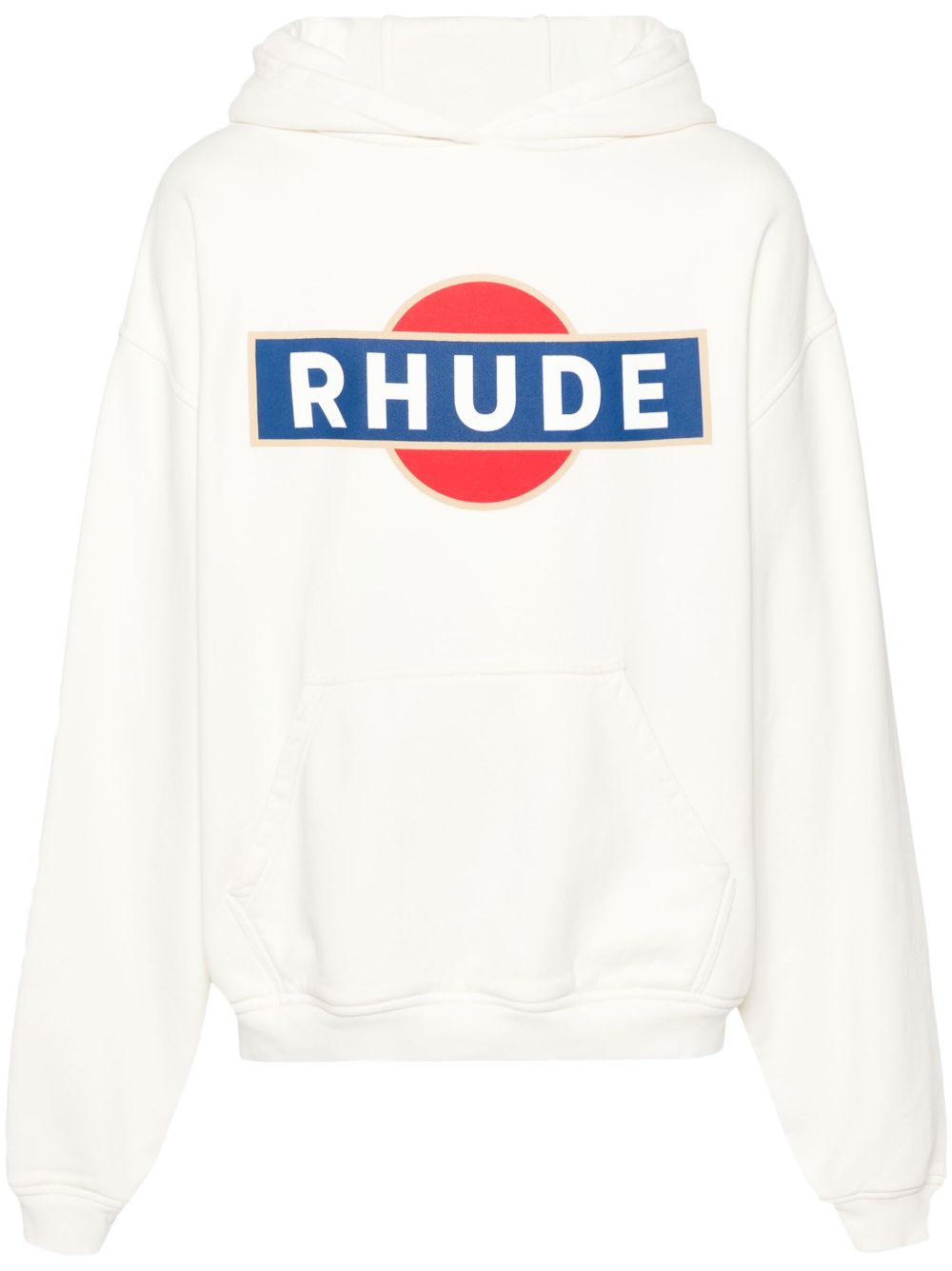 RHUDE Vintage Racer 棉连帽衫 - 白色
