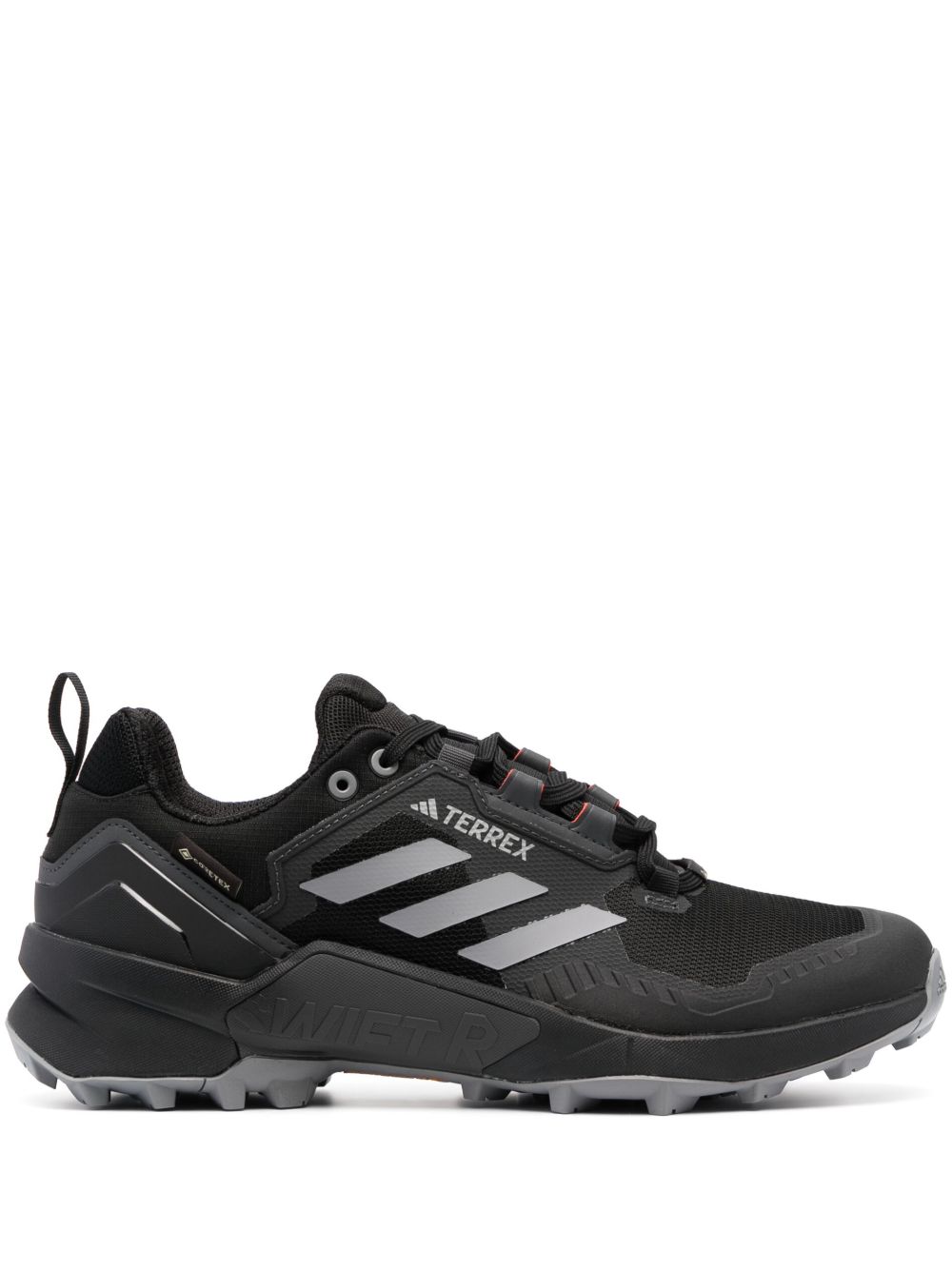 adidas 拼接低帮运动鞋 - 黑色