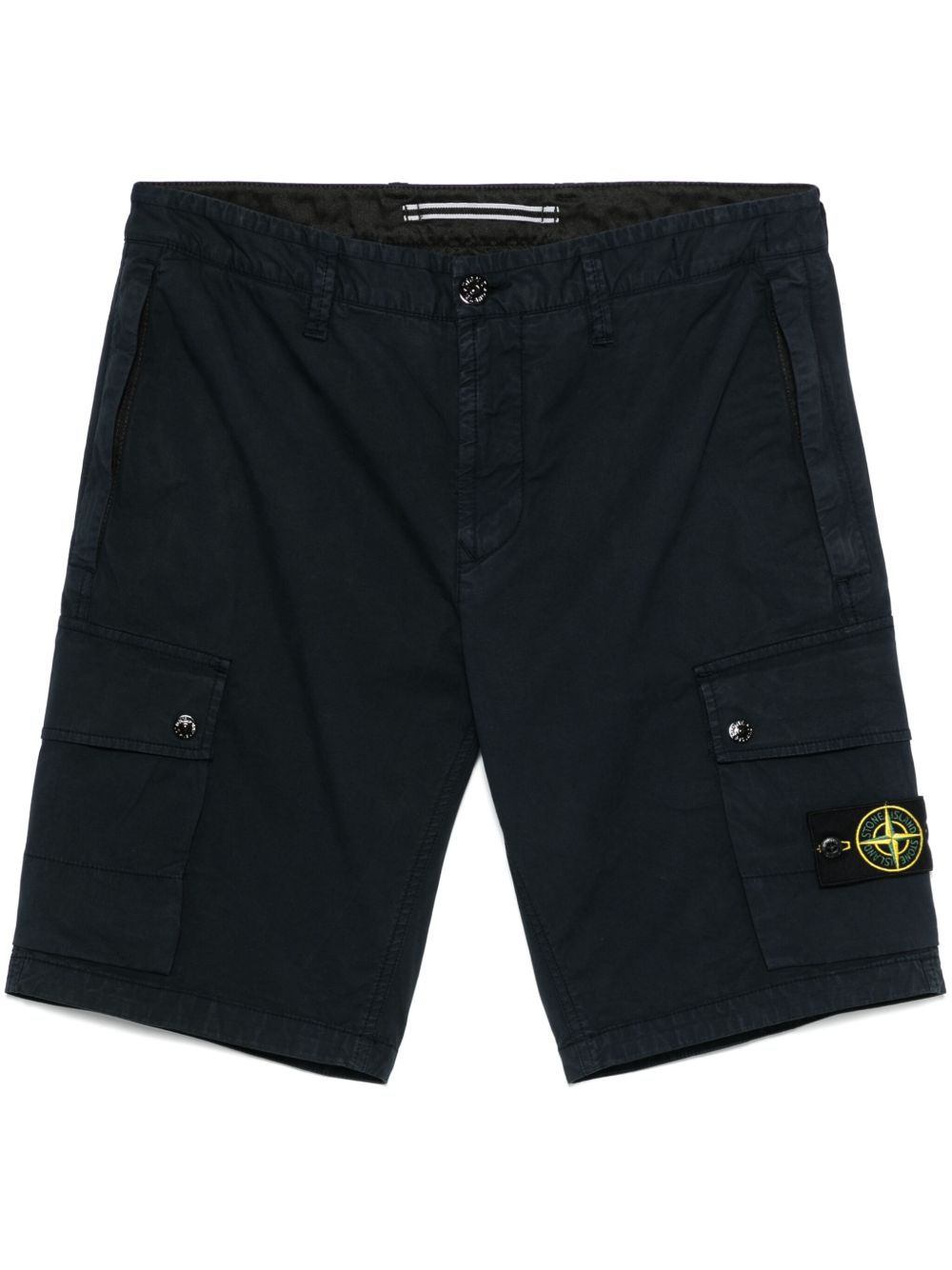 Stone Island 罗盘徽章短裤 - 蓝色