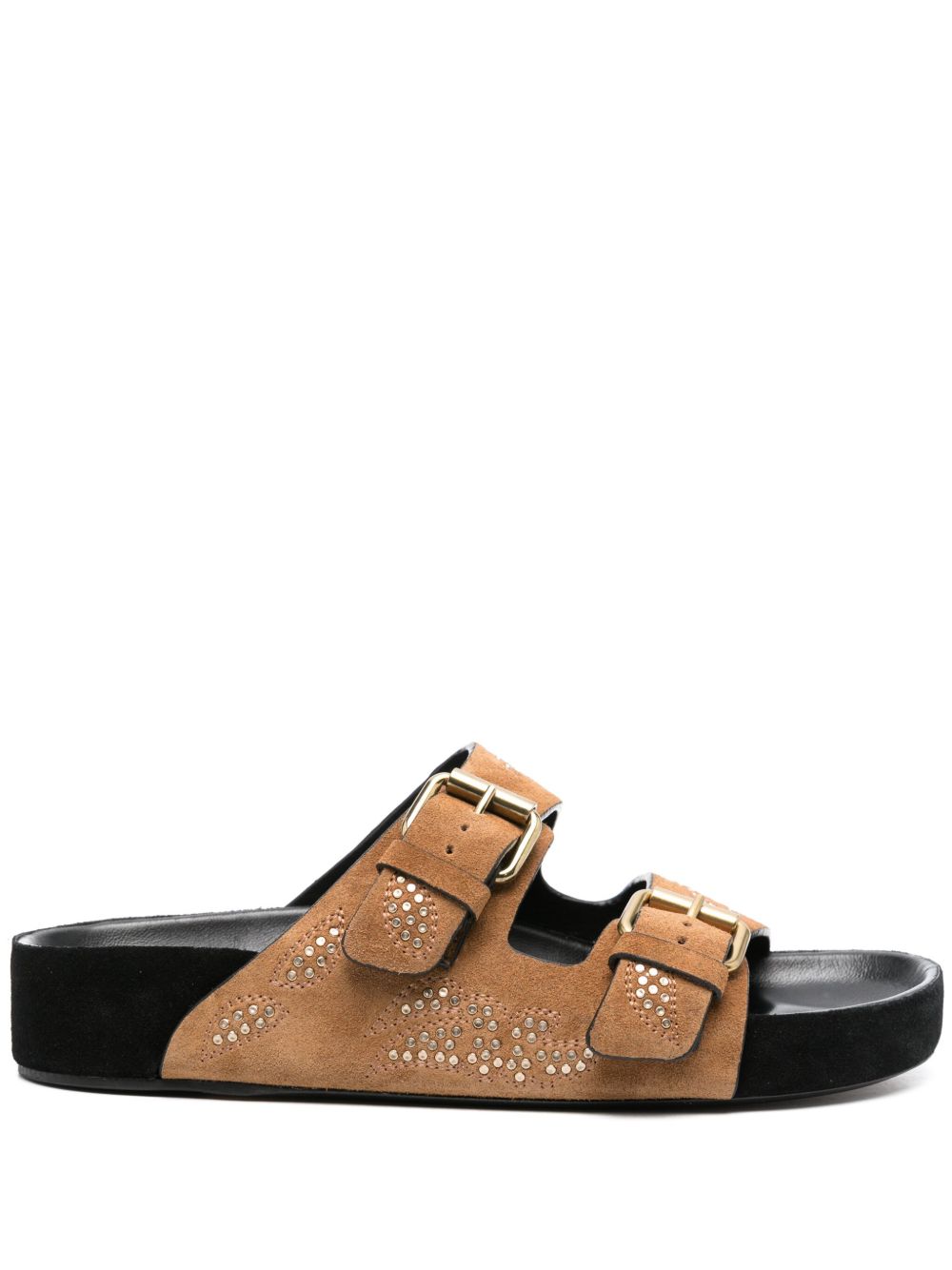 ISABEL MARANT Lennyo 绒面皮凉鞋 - 褐色