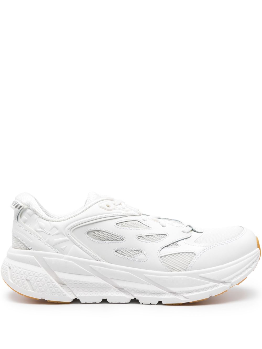 HOKA Clifton L Athletics 拼接运动鞋 - 白色
