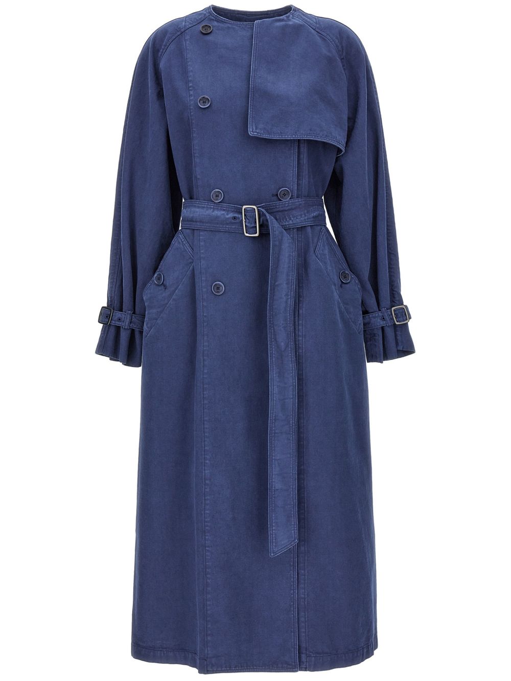 Max Mara Calao 风衣 - 蓝色