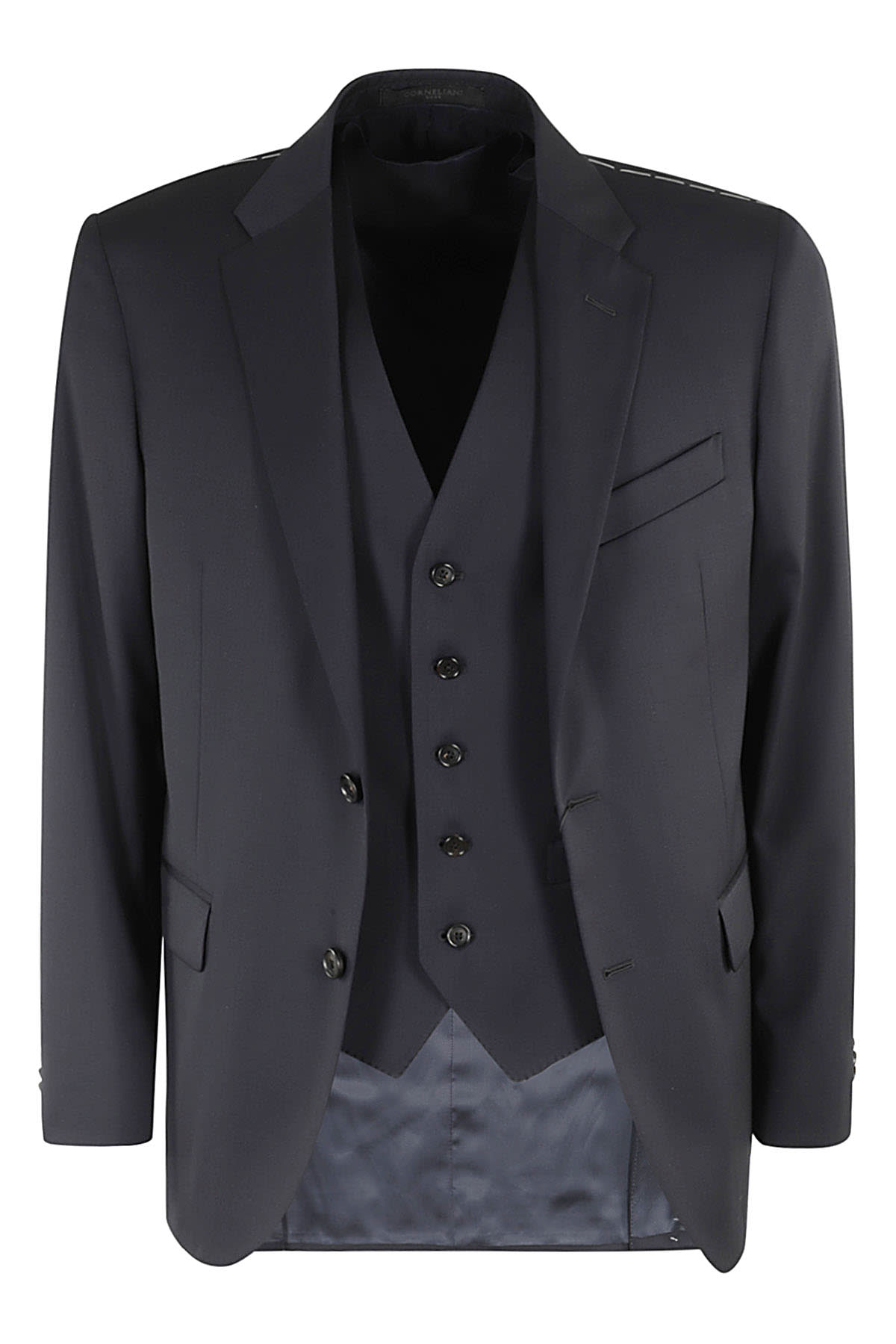 Corneliani 带马甲西装套装
